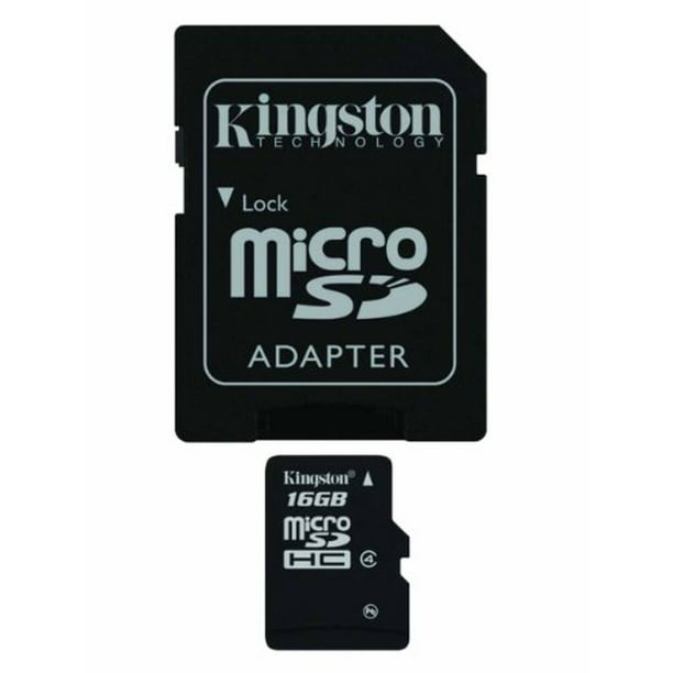 32Mbps / Class 4 Professional Kingston 16GB MicroSDHC Fly IQ4400 with custom formatting and Standard SD Adapter! 